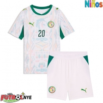 Camiseta Senegal Habib Diallo #20 Primera Equipación para niños Mundial 2026 manga corta (+ pantalones cortos)